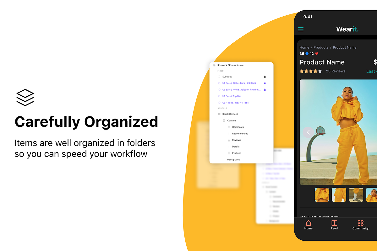 Wearit - Fashion UI Kit, an UI Kit Template by Angelo Barrientos (Photo 3 of 5)