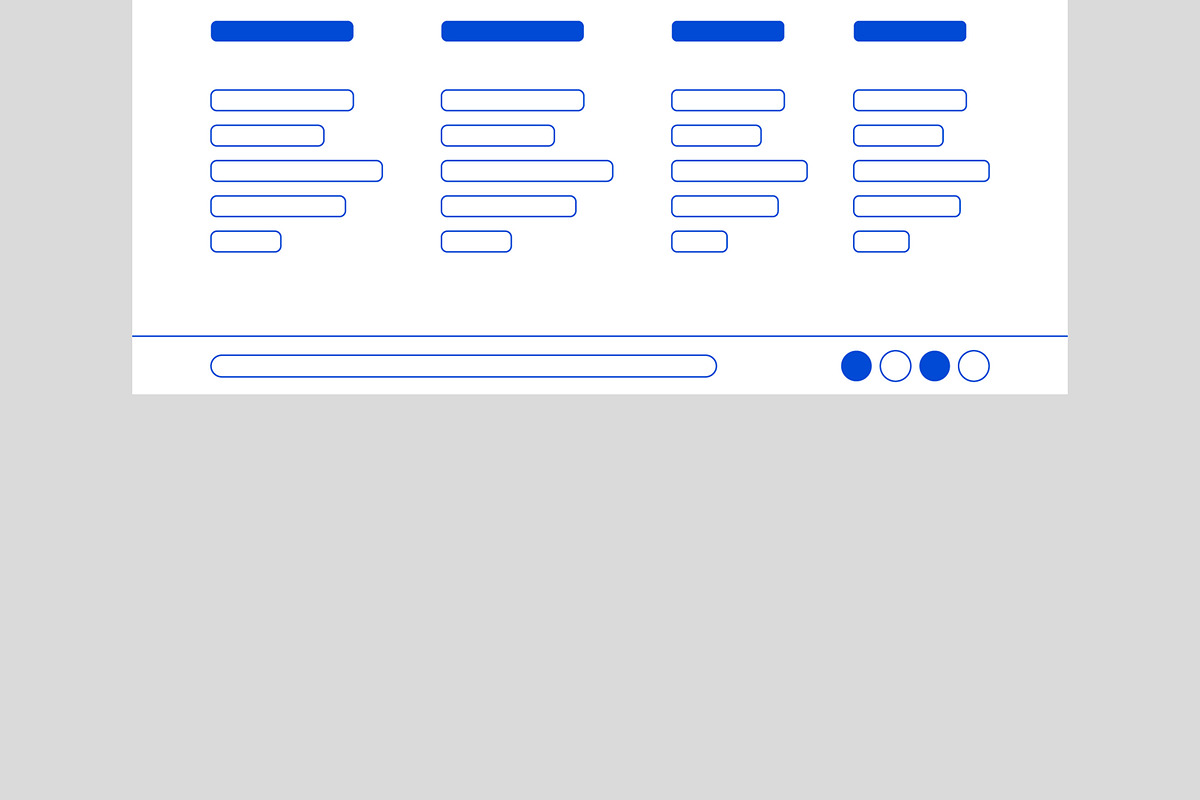 Line Wireframe Landing Page, a Landing Page Template by ContestDesign (Photo 6 of 6)