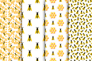 Seamless Patterns with Wasps