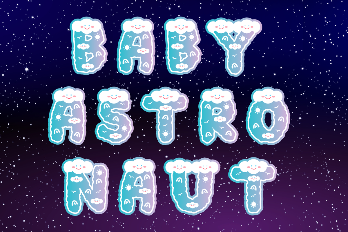 Rainbow Sky -  SVG Color Cute Font, a Symbol Font by Kanink Studio (Photo 2 of 9)