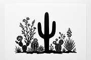 60 Desert Cactus Floral Silhouette, a Seasonal Illustration by Amazin_art (Thumbnail 21 of 21)
