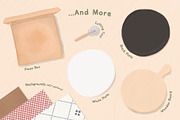 Pizza Builder Kit – Illustrated, a Food Illustration by Jelena Sardi (Thumbnail 6 of 9)
