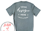 Back Of T-Shirt BC3001 Mockup Bundle, a Shirt Mockup by lock and page (Thumbnail 75 of 88)