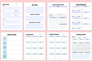 2024 Goal Planner Canva Template