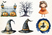 Vintage Halloween Clipart Collection, an Illustration by Libby Wishes (Thumbnail 9 of 9)