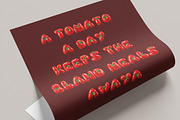Fresh Tomato Font, a Font by Handmadefont (Thumbnail 7 of 10)