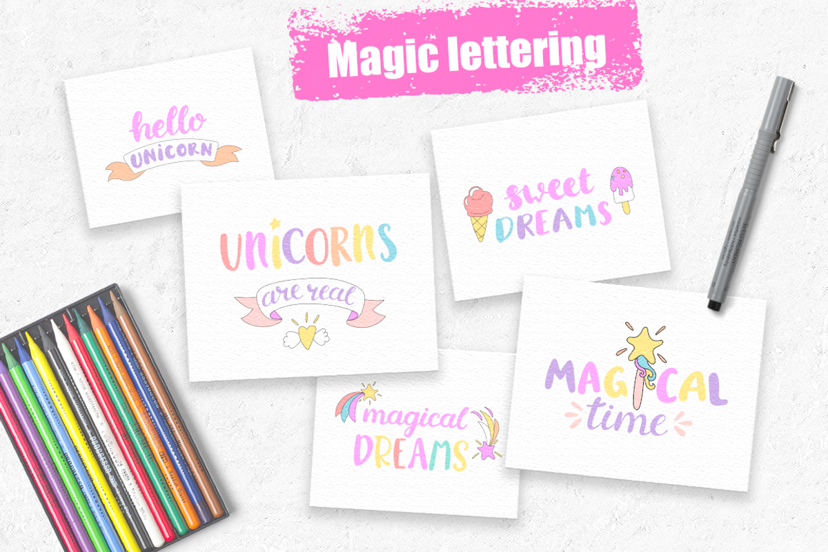 Magical time. Unicorns., an Animal Illustration by tanda_V (Photo 8 of 9)