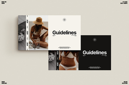 ADE / Brand Guidelines, a Presentation Template by Wildnun Studio