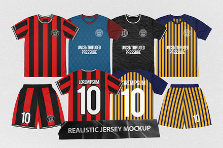 Realistic Jersey Mockup, a Shirt Mockup by Uncentrifuged Pressure