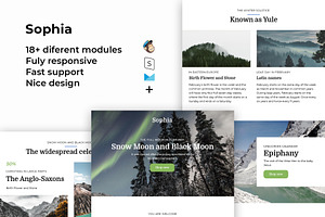 Sophia – Responsive Email template