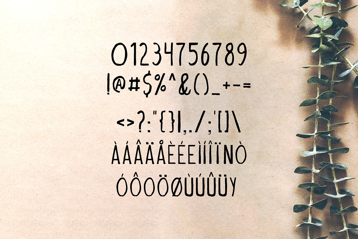 Talissa A Handmade Font preview 3