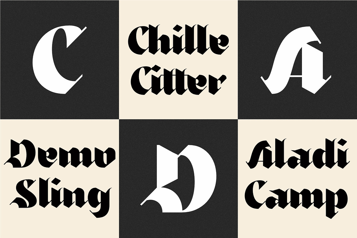 Calter, a Blackletter Font by ismanayuda (Photo 2 of 5)