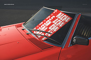 Bar Poster Ad on Car Window Mockup, an Advertising Mockup by creatsy5 (Thumbnail 4 of 6)