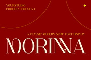 Morinna - Classic Modern Serif, a Serif Font by Muflieart (Thumbnail 1 of 11)