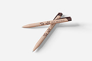 Pen Mockup Set, an Advertising Mockup by Indah (Thumbnail 4 of 6)