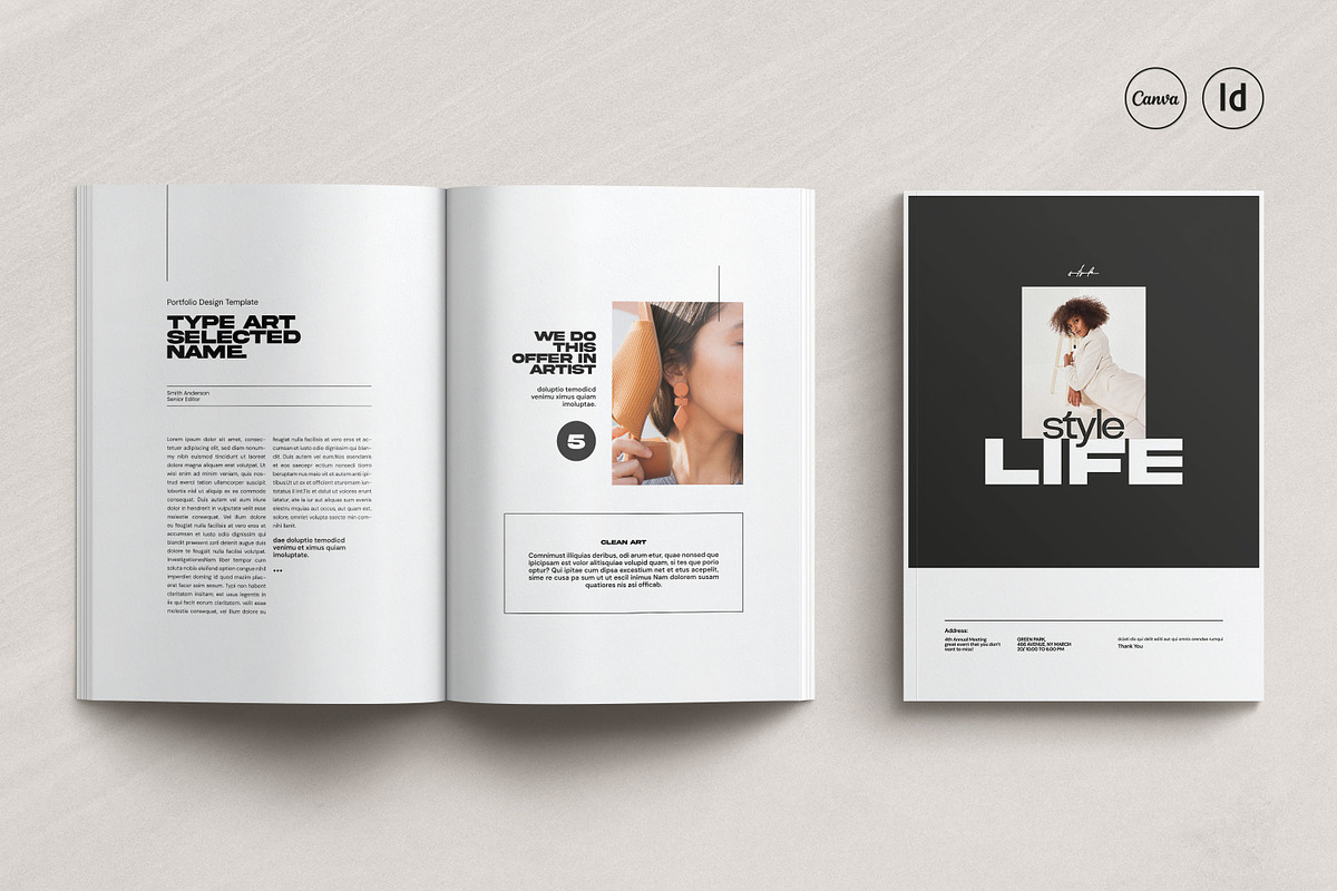 Life Style Magazine, a Magazine Template by Creatiya Type (Photo 9 of 11)