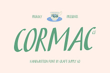 CS Cormac – Marker Font