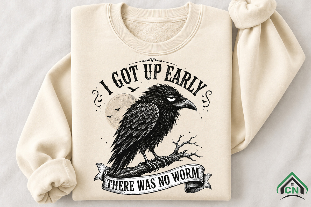 I Got Up Early There Was No Worm PNG, a Seasonal Illustration by Craft Nest (Photo 5 of 5)