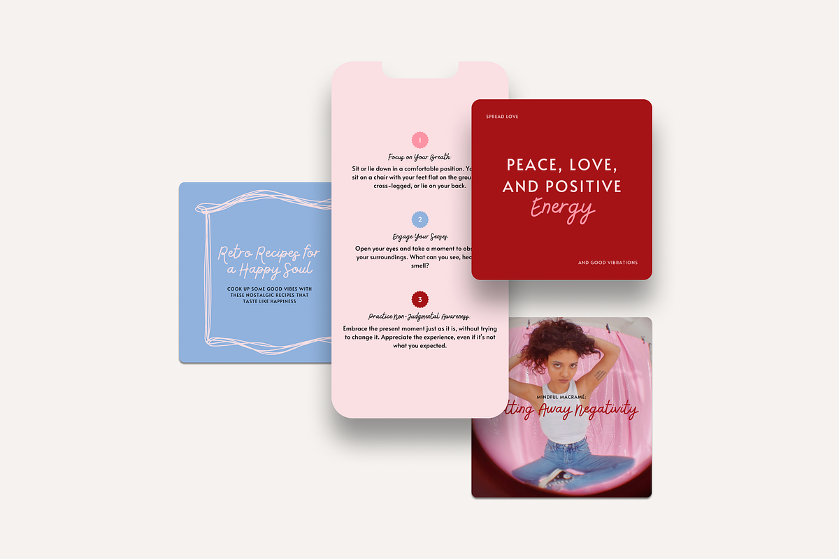 Retro & Bold Social Media Kit Canva preview 5