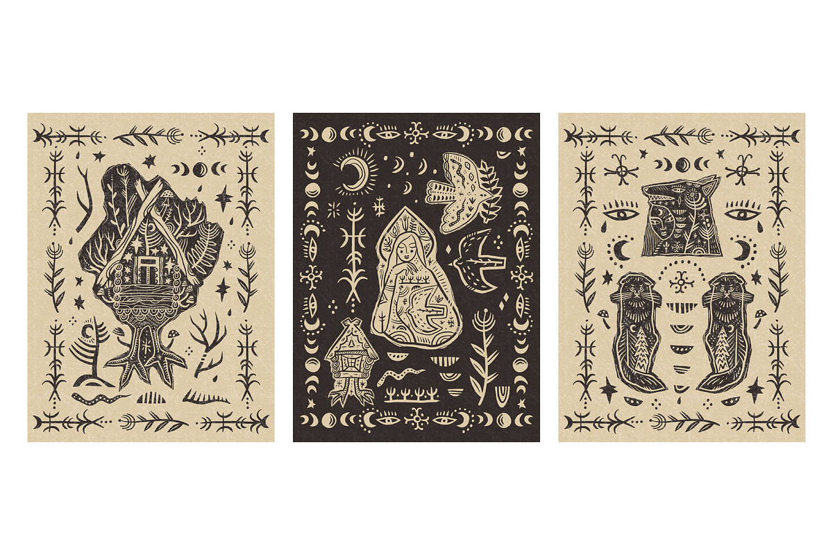 Dark Slavic Tale Bundle, an Object Graphic by Annie Konst (Photo 15 of 20)