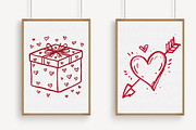 Hand Drawn Valentines Clipart, an Illustration by Libby Wishes (Thumbnail 3 of 4)