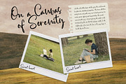 Mains Douces - Handwritten Script, a Script Font by Inviline.co (Thumbnail 6 of 10)