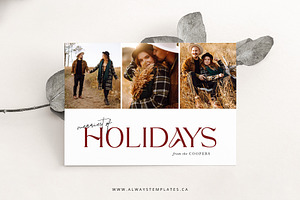 Christmas Card Template CC164