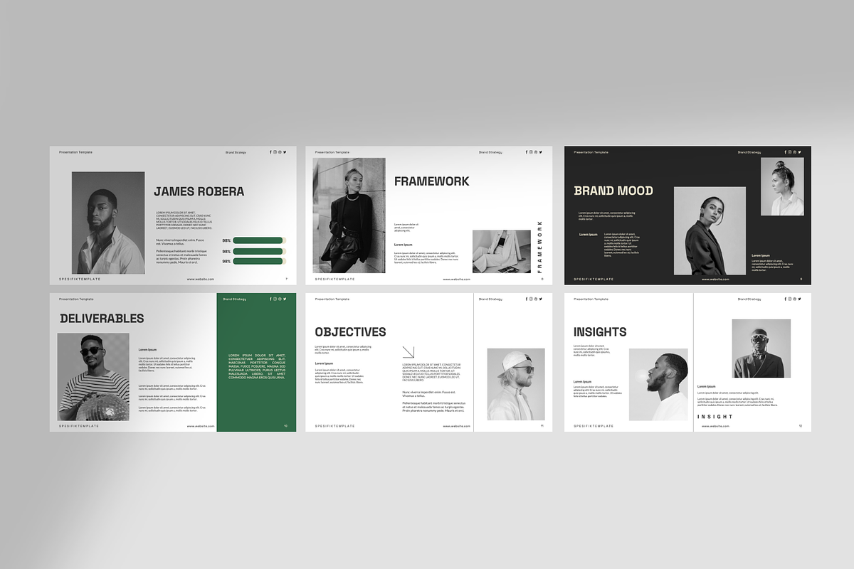 Brand Strategy Template Canva, a Presentation Template by Spesifikstd (Photo 10 of 11)
