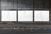 Six Din Poster Mockup Concrete Wall, an Advertising Mockup by pott.mockups (Thumbnail 2 of 2)