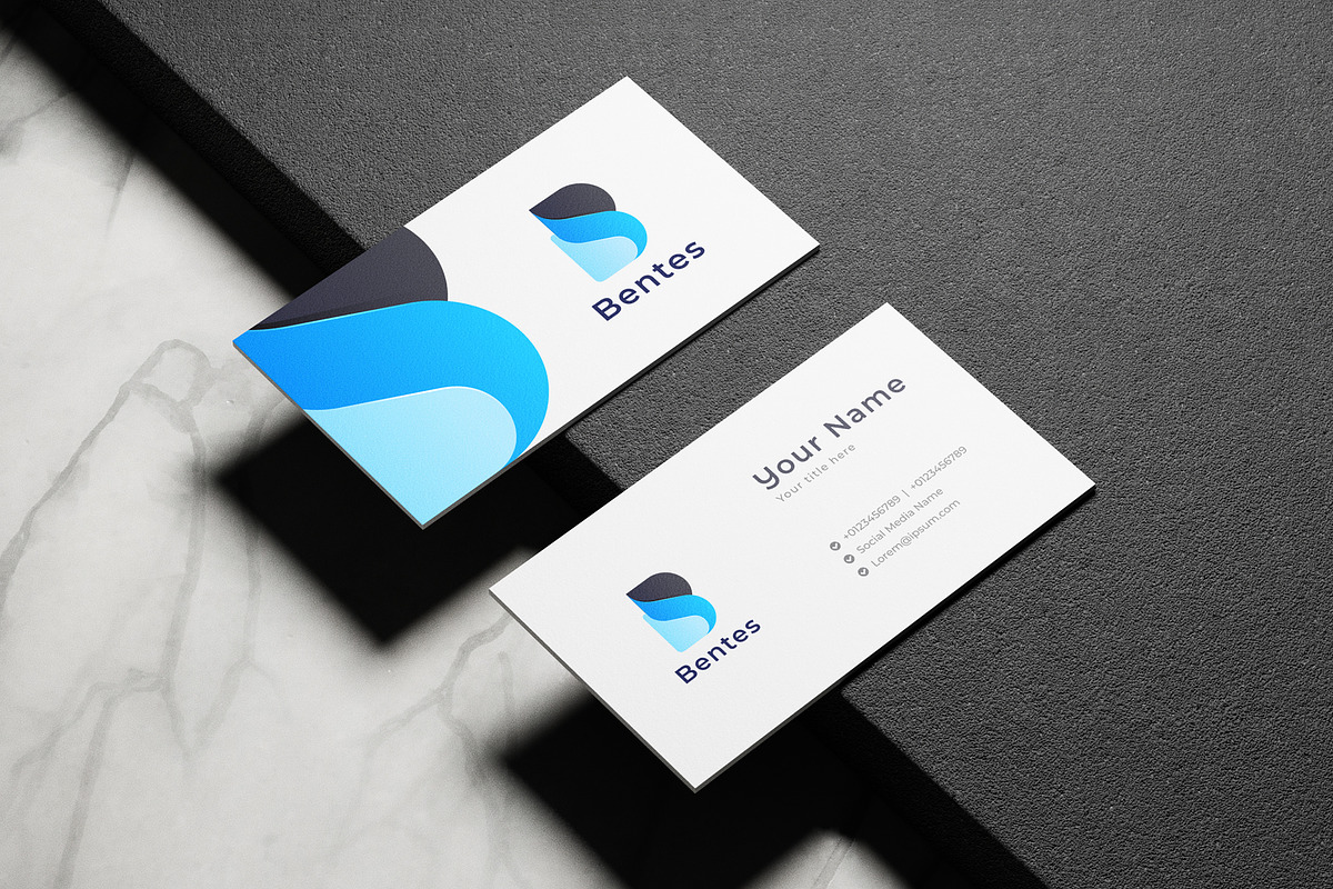 Gradient Initial B Letter Logo, a Branding & Logo Template by gdrony (Photo 3 of 3)