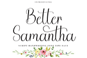Better Samantha, a Handwritten Font by InermediaSTUDIO (Thumbnail 1 of 8)