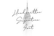 Dear Nathan Signature Font, a Script Font by Arendxstudio (Thumbnail 3 of 10)