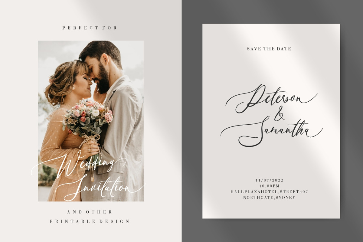 Franchisca Luxury Script, a Script Font by Creatype Studio (Photo 5 of 9)