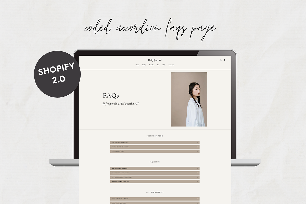 Minimal Shopify Theme | Journal, a Templates & Theme by Easy Website Themes (Photo 4 of 7)