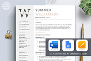 Modern Resume Template | CV Design, a Resume Template by The Art of Resume (Thumbnail 1 of 8)
