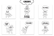 Super heroes. Kids edition., an Animal Illustration by cutelevindesign (Thumbnail 6 of 13)