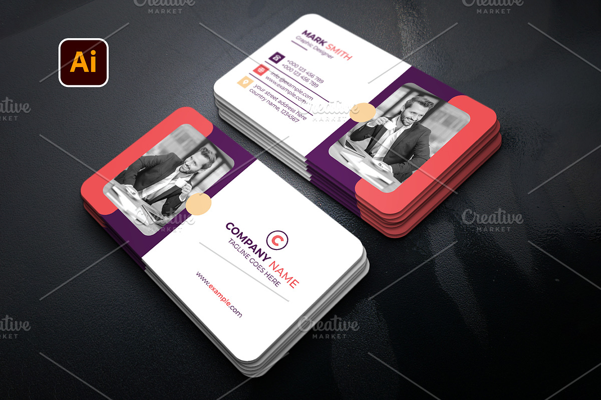 Corporate Business Card, a Business Card Template by Sofir Nayeem
