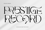 PRESTIGE RECORD - MODERN LUXURY FONT, a Serif Font by 177Studio (Thumbnail 1 of 8)