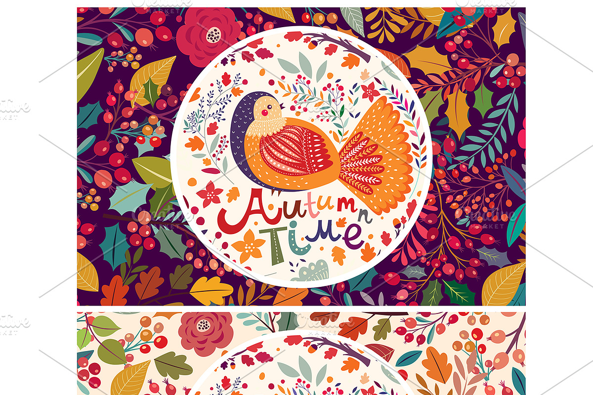 Autumn bloom, a Decorative Illustration by MoleskoStudio (Photo 14 of 14)