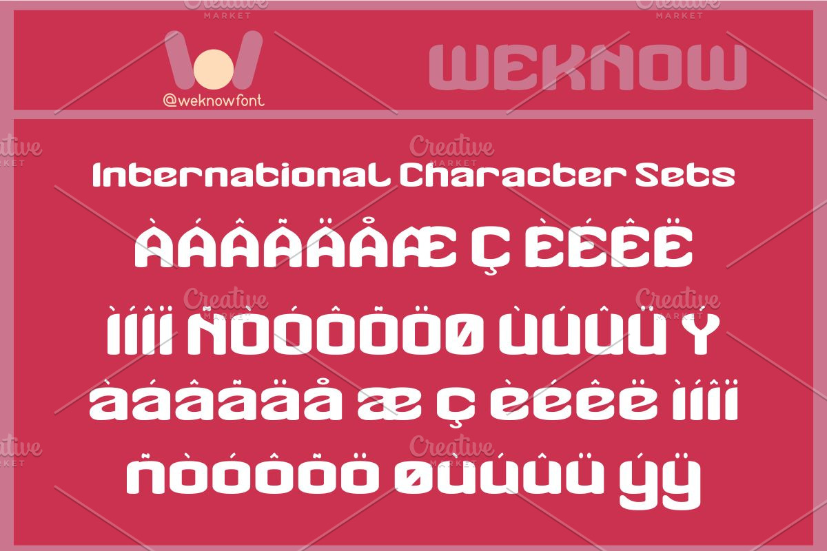 Phenomena font, a Font by weknow (Photo 8 of 8)