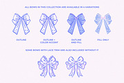 Charming Bows, Patterns & Templates, an Object Graphic by Leila Divine (Thumbnail 3 of 20)