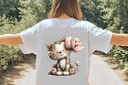 Whimsical Cat Clipart, an Illustration by Digital Artistic99 (Thumbnail 7 of 9)