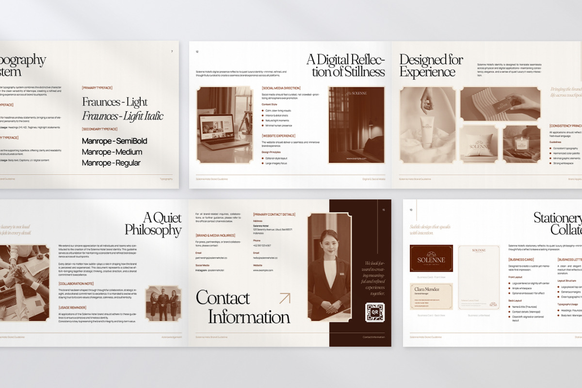 Boutique Hotel Brand Guideline, a Magazine Template by productype1 (Photo 4 of 7)