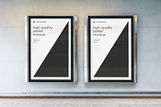 Subway Poster Mockup Bundle Metro, an Advertising Mockup by FoundImages (Thumbnail 22 of 61)