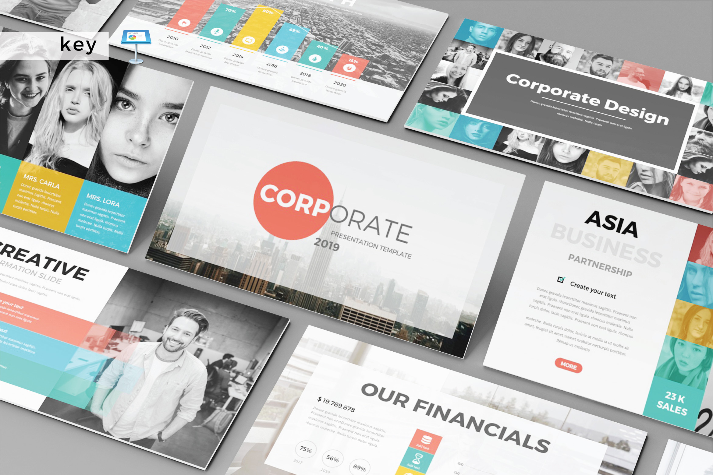 CORPORATE - Keynote Template, a Presentation Template by Shafura