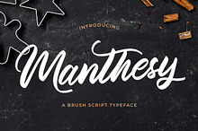 Manthesy - Brush Script Font