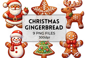 Christmas Gingerbread Clipart
