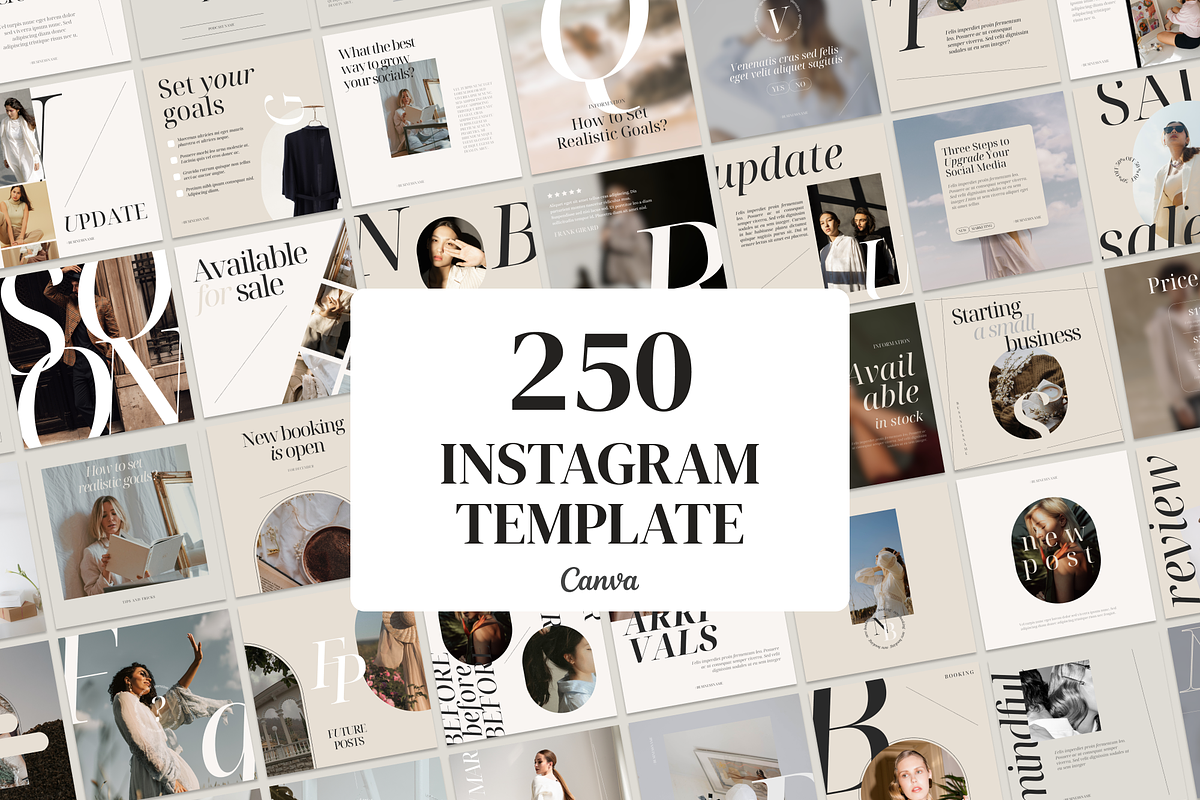 Instagram Aesthetic Canva, a Social Media Template by VeliusCreativeStudio (Photo 1 of 9)