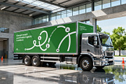 Box Truck Branding Mockup, an Advertising Mockup by RamStudio2 (Thumbnail 11 of 15)