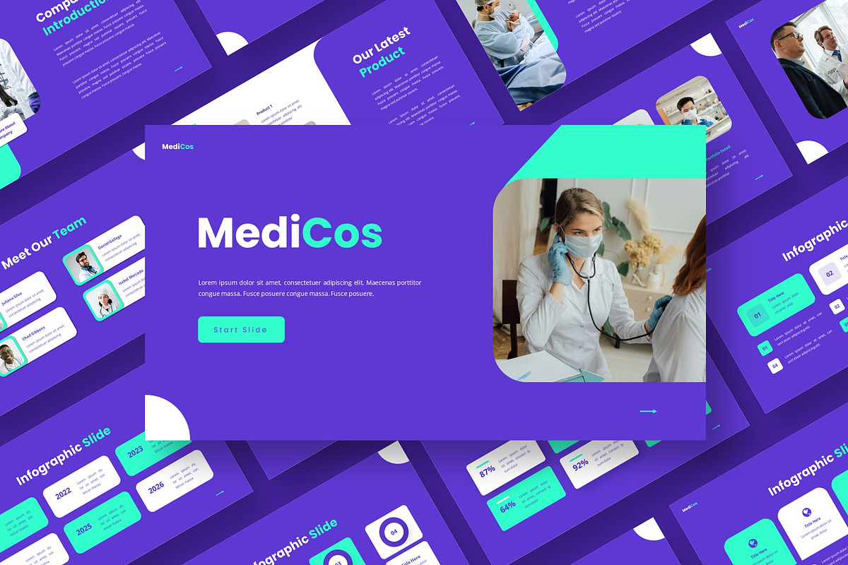 Medicos - Keynote Templates, a Presentation Template by Deepslide Studio (Photo 3 of 6)
